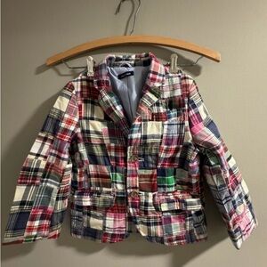 J.CREW CREWCUTS Boys Tartan
Patchwork Blazer Jacket
Multicolor Size S (XS)